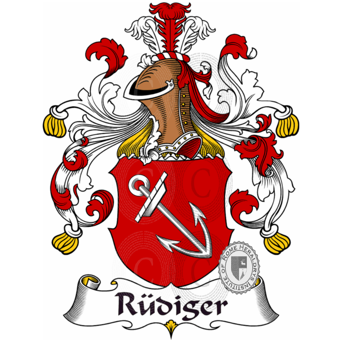 Escudo de la familiaRüdiger