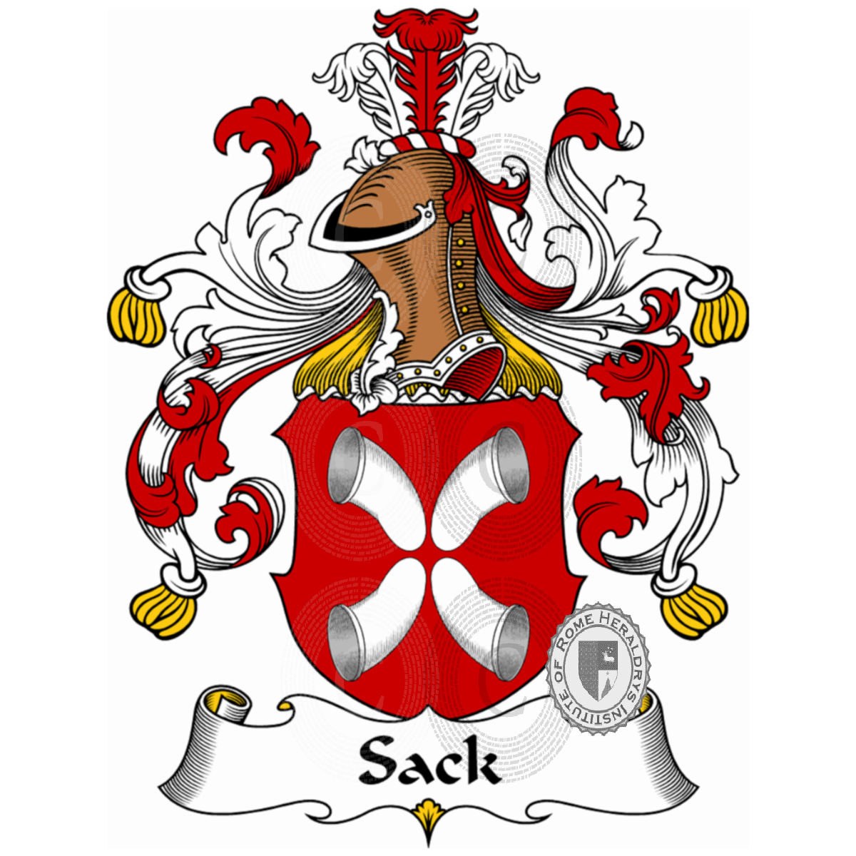 Coat of arms of familySack