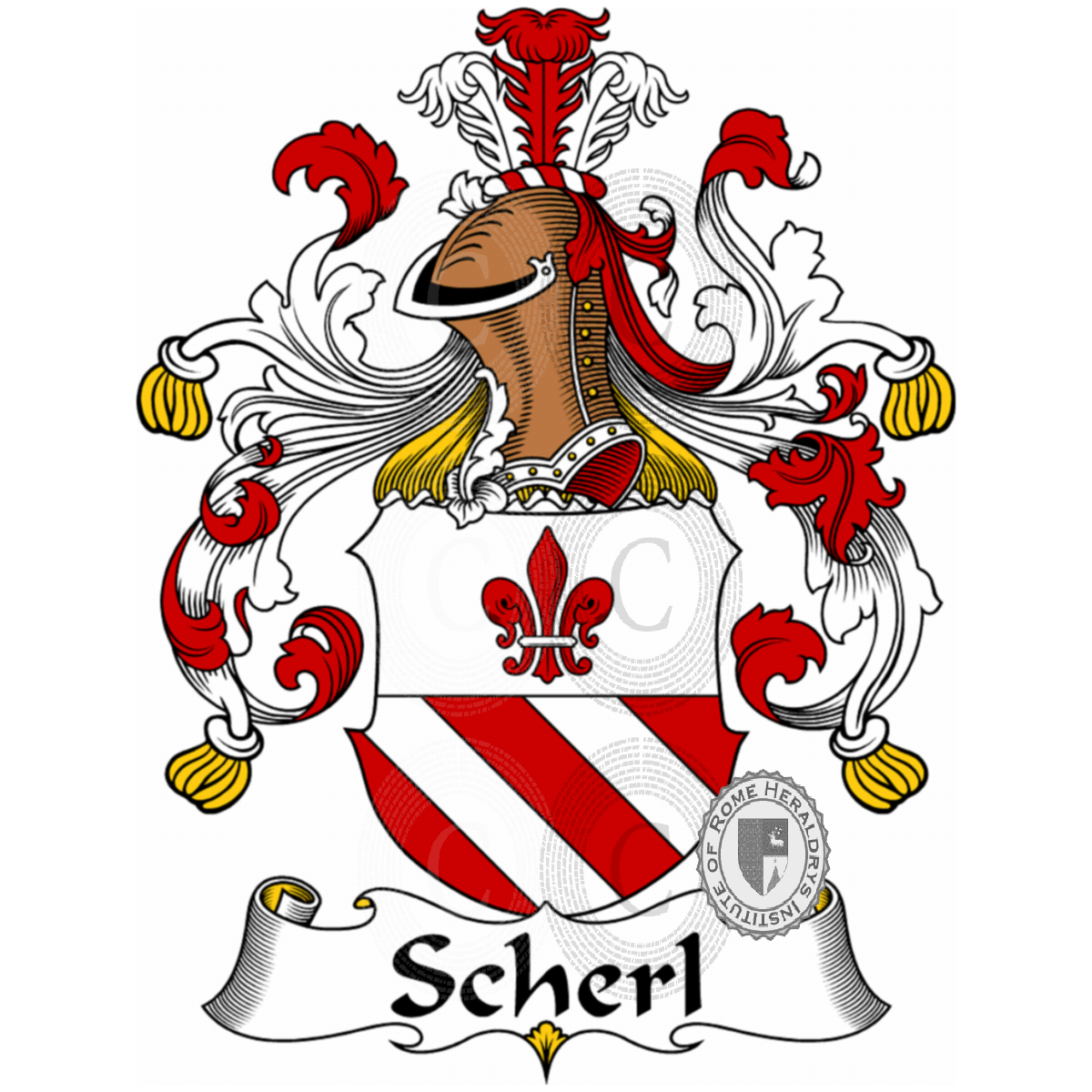 Coat of arms of familyScherl