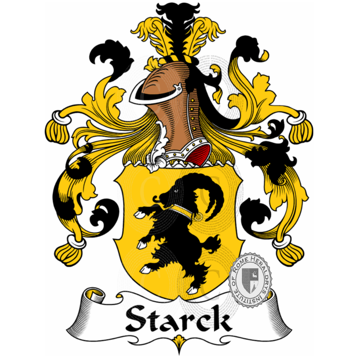 Coat of arms of familyStarck