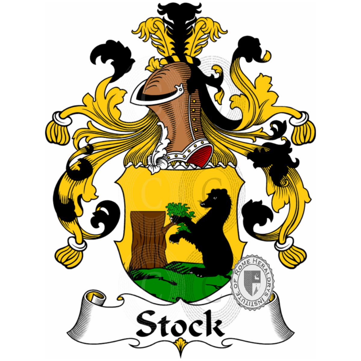 Wappen der FamilieStock