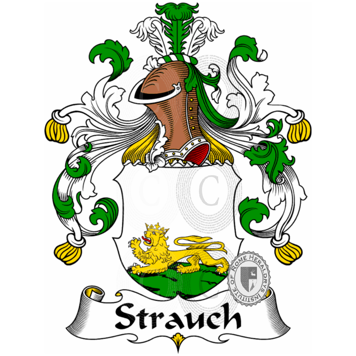 Coat of arms of familyStrauch