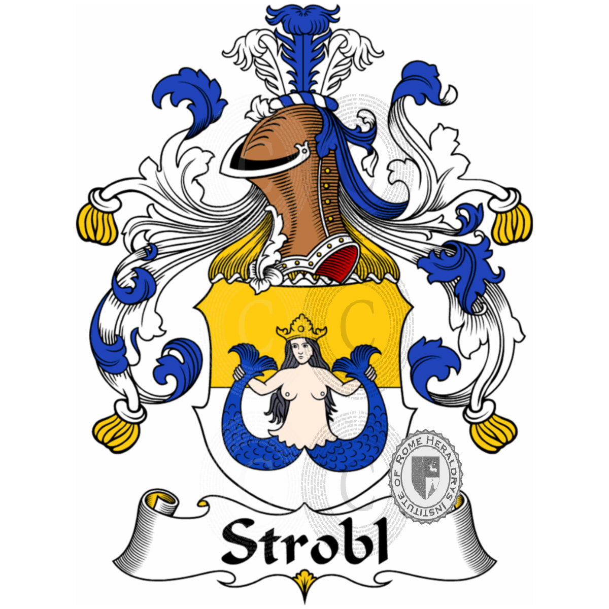 Escudo de la familiaStrobl