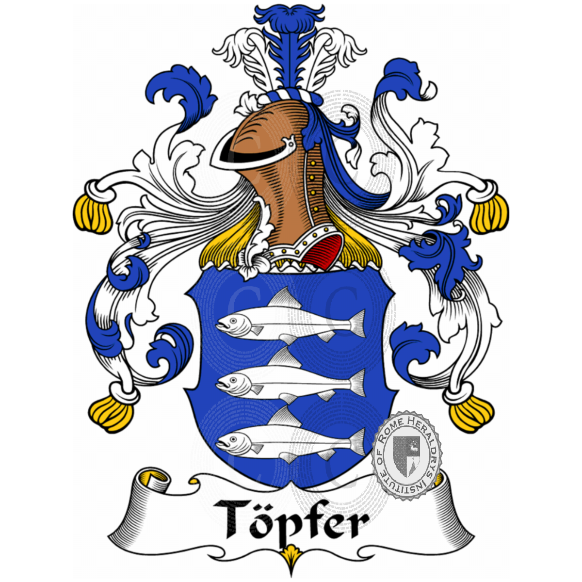 Coat of arms of familyTöpfer