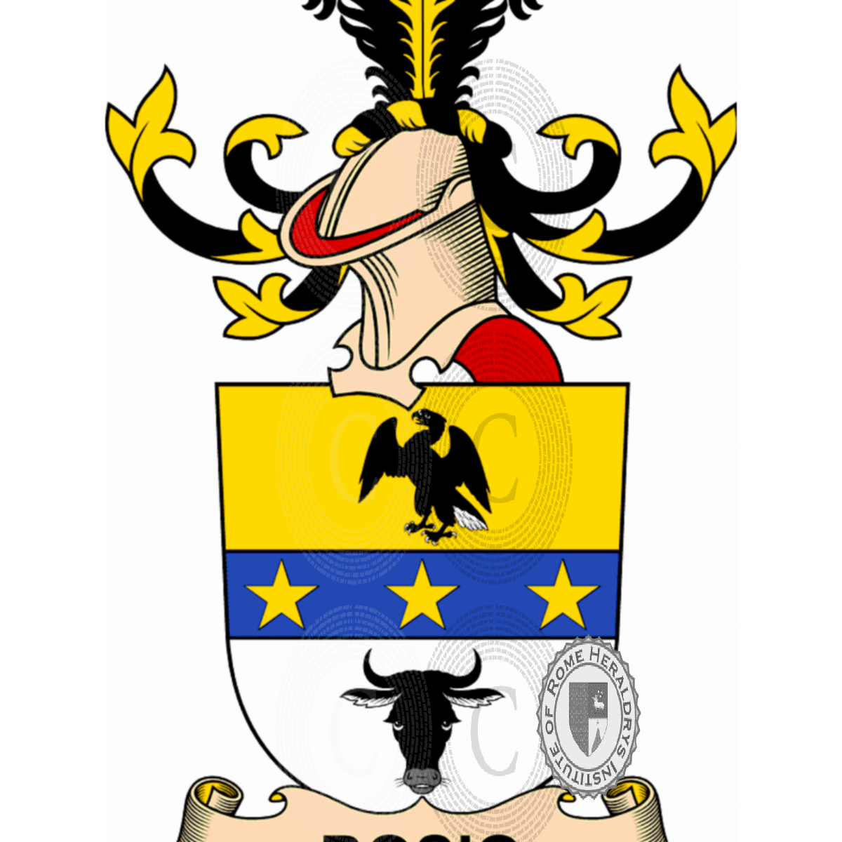 Coat of arms of familyBosio