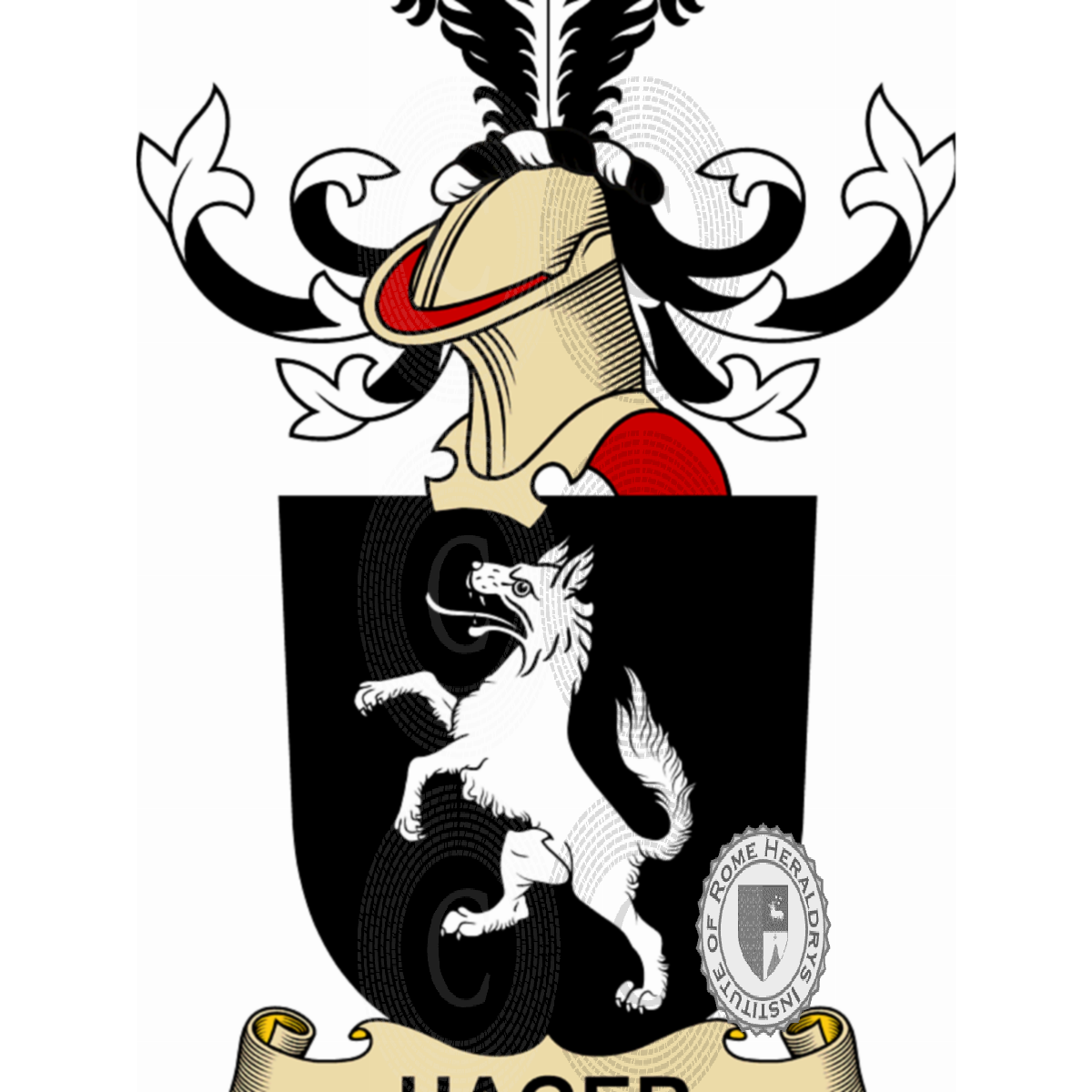 Coat of arms of familyHager