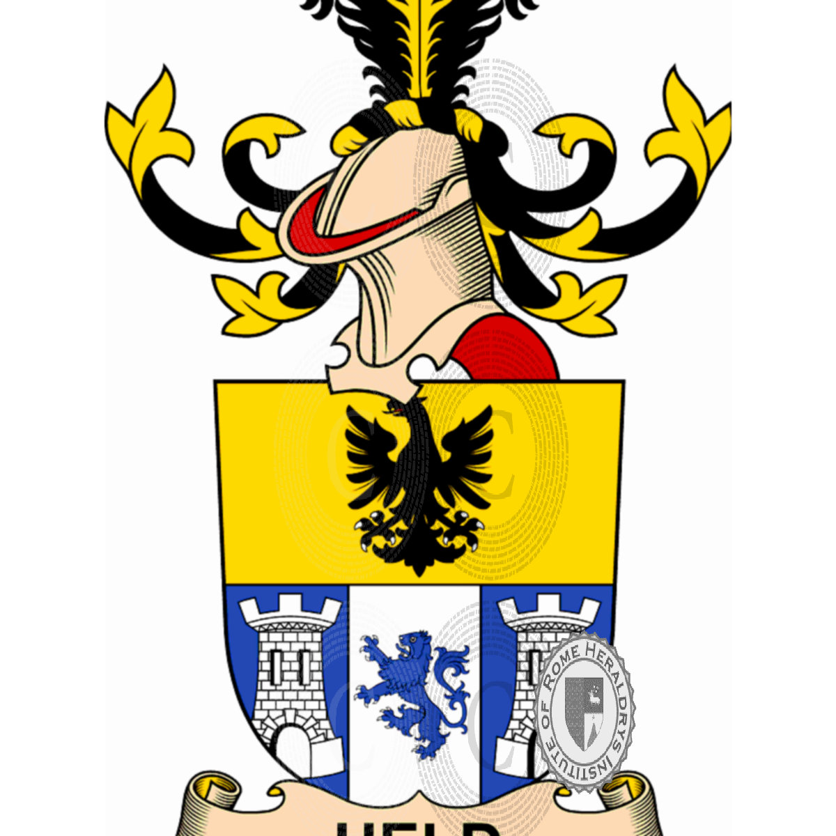 Coat of arms of familyHeld, von Held