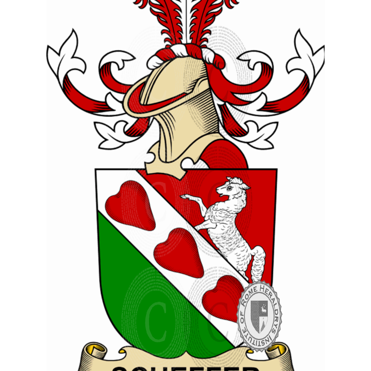Coat of arms of familyScheffer