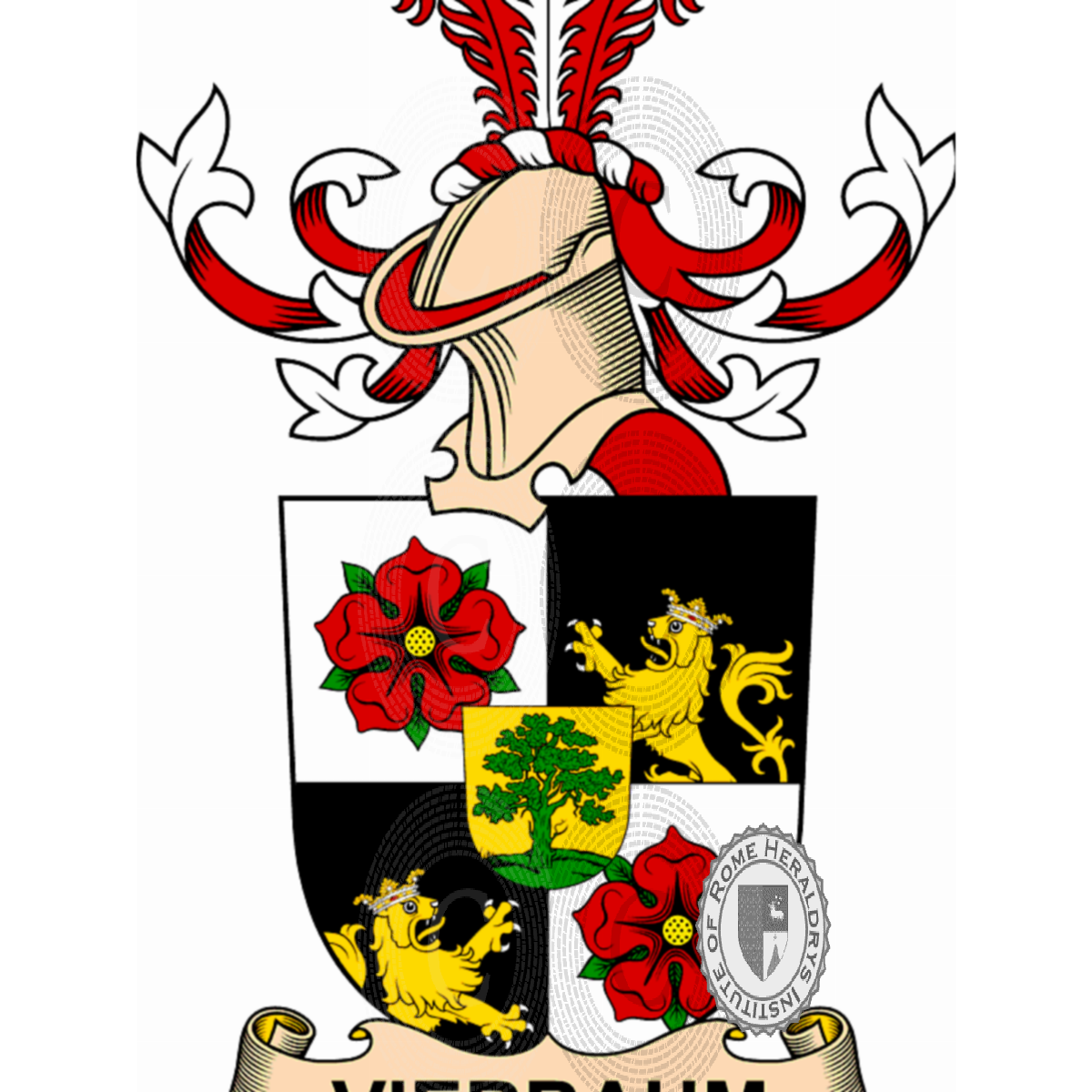 Coat of arms of familyVierbaum