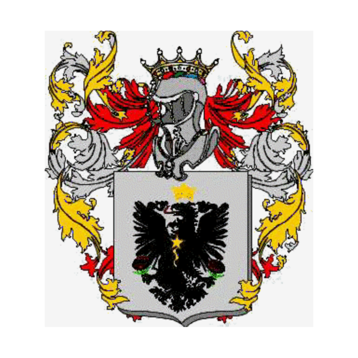 Escudo de la familiadelle Porte Pizzini, Pizzini,Pizzini delle Porte