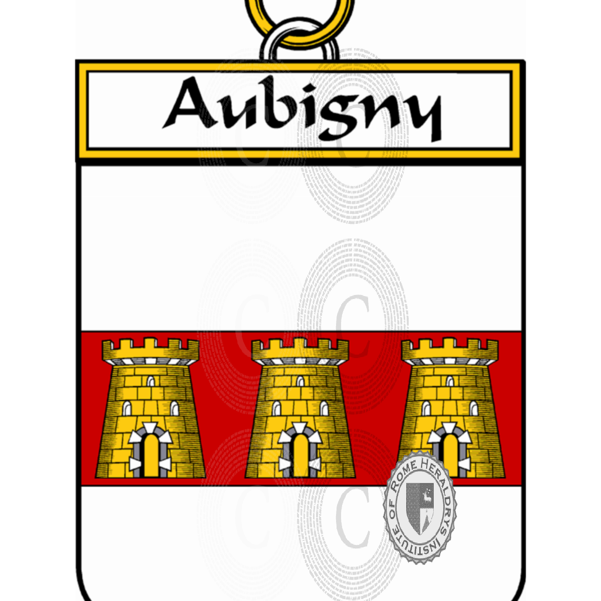 Coat of arms of familyAubigny