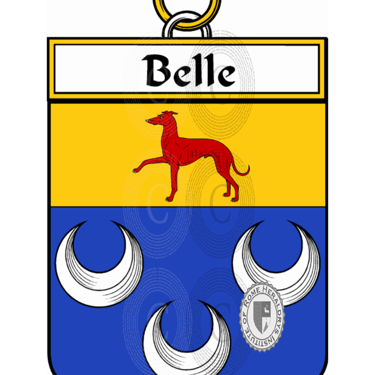 Escudo de la familiaBelle