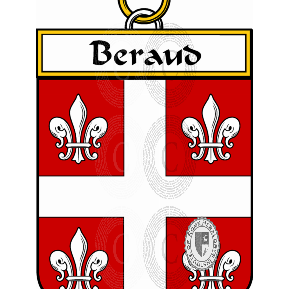 Escudo de la familiaBeraud