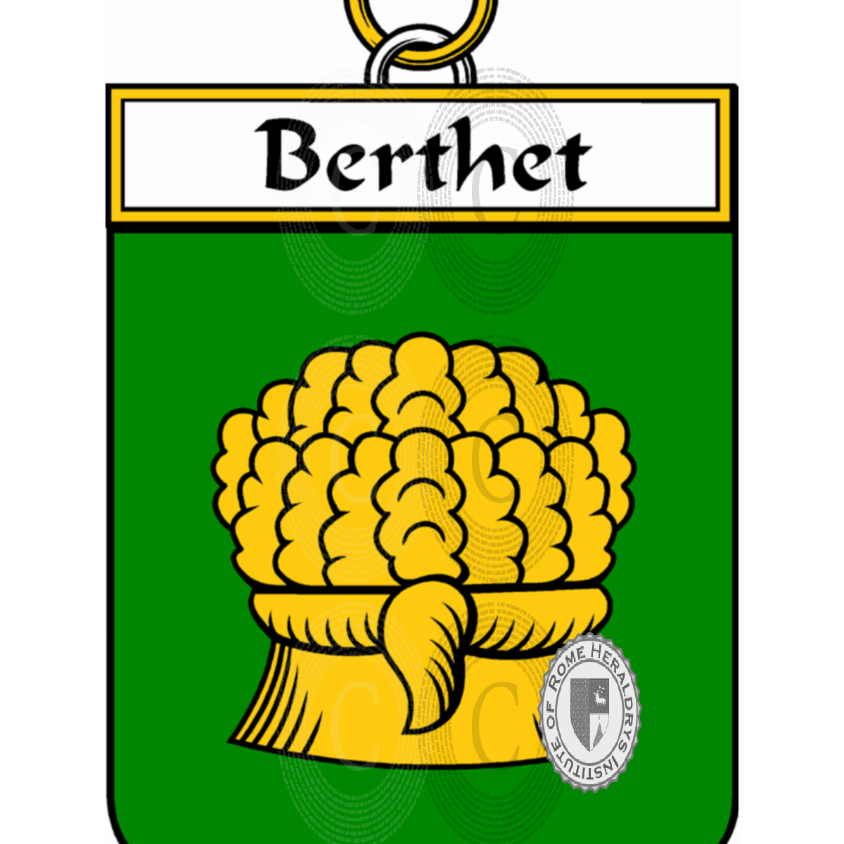 Escudo de la familiaBerthet