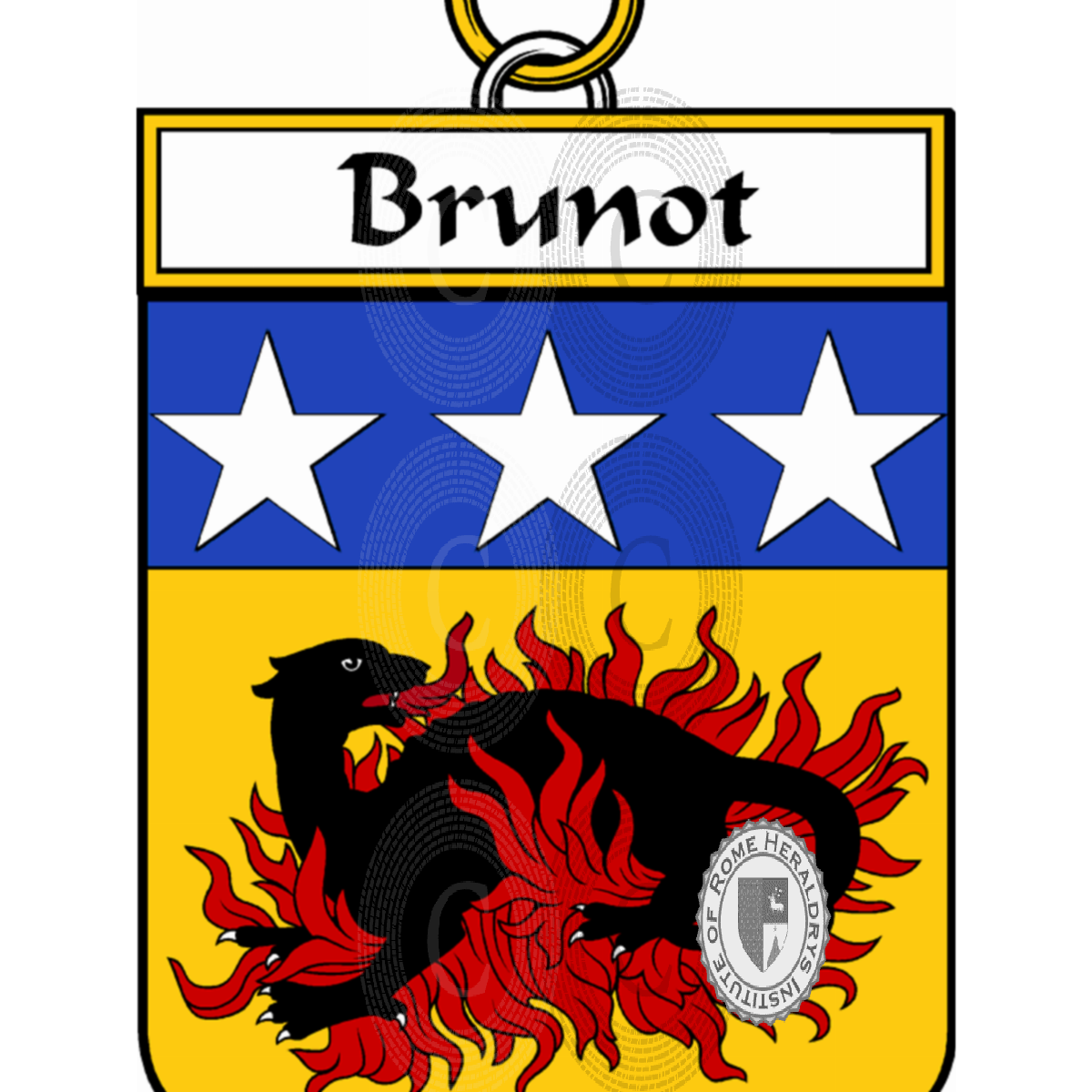 Escudo de la familiaBrunot