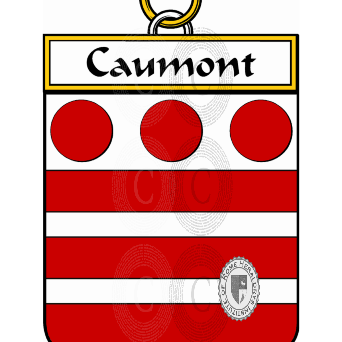 Escudo de la familiaCaumont, Caumon