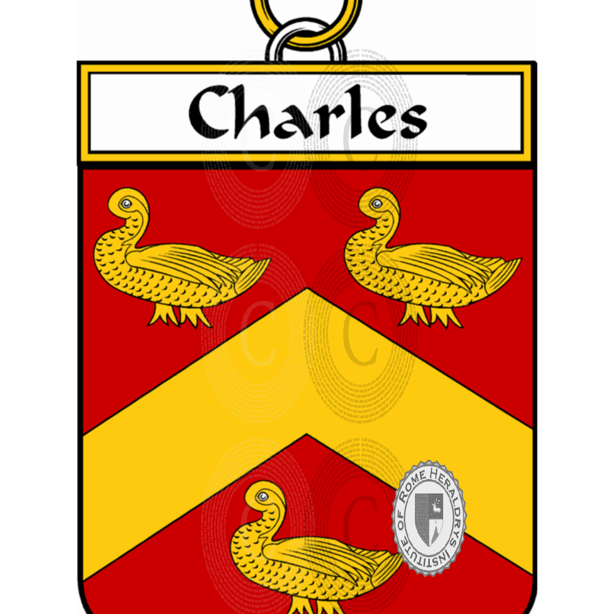 Escudo de la familiaCharles