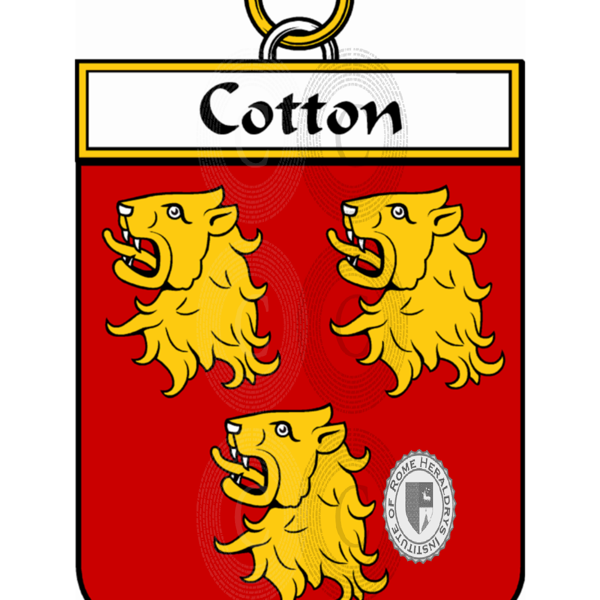 Wappen der FamilieCotton