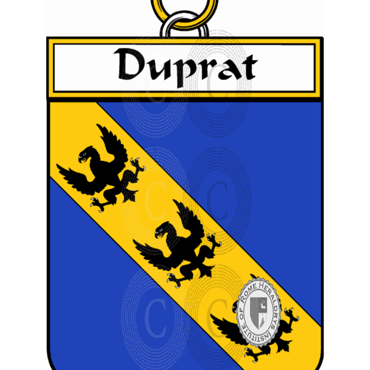 Coat of arms of familyDuprat
