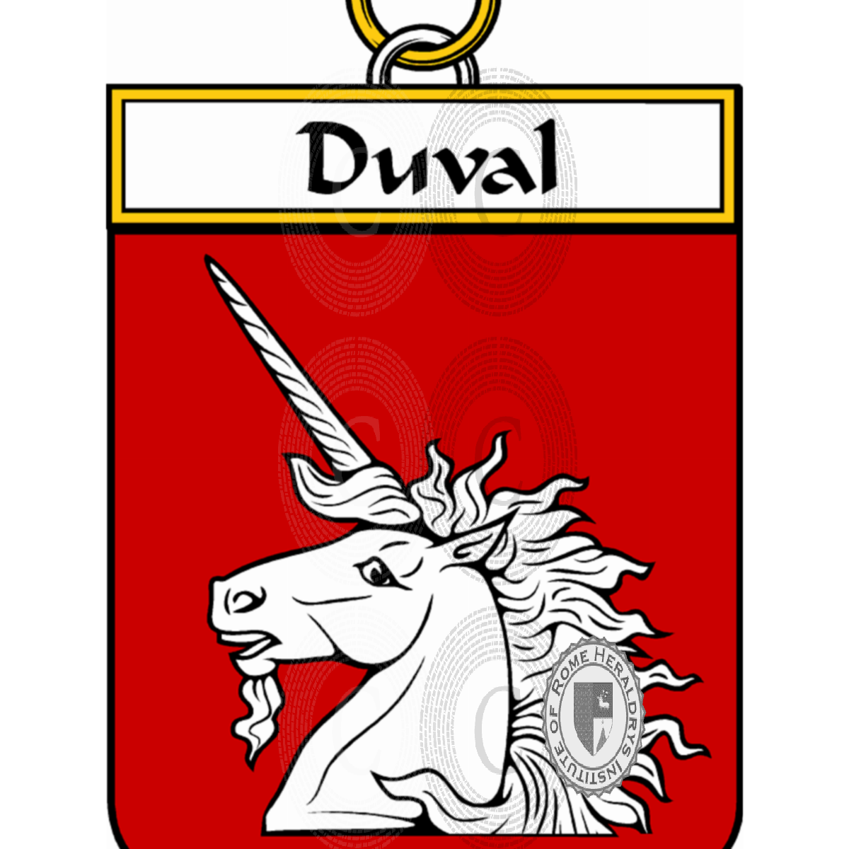 Escudo de la familiaDuval