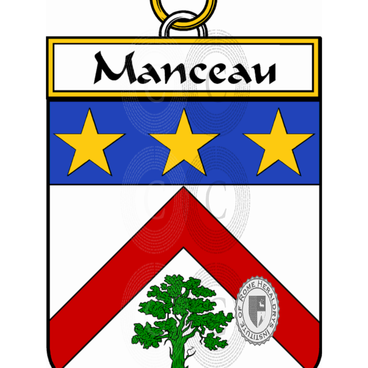 Coat of arms of familyManceau