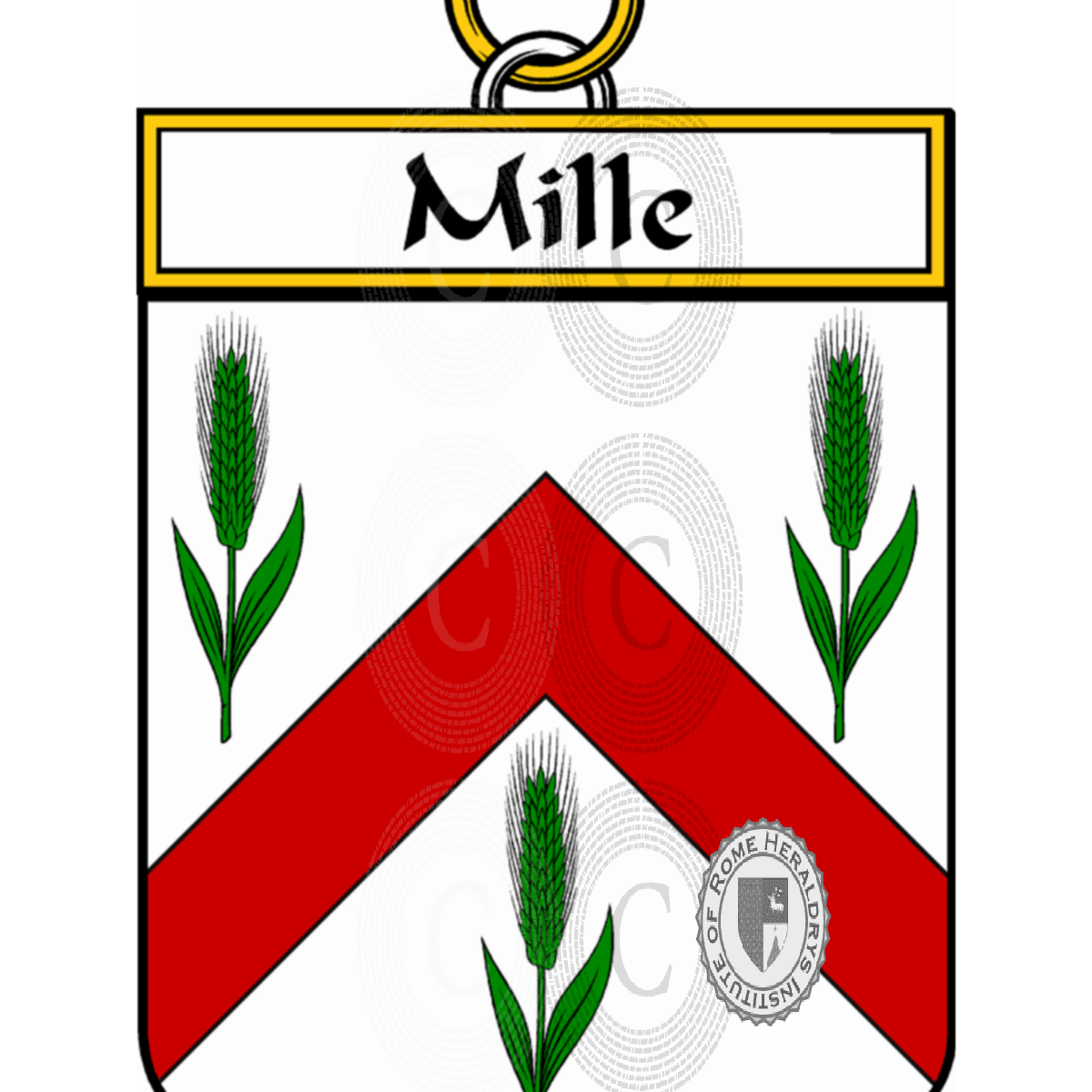 Coat of arms of familyMille
