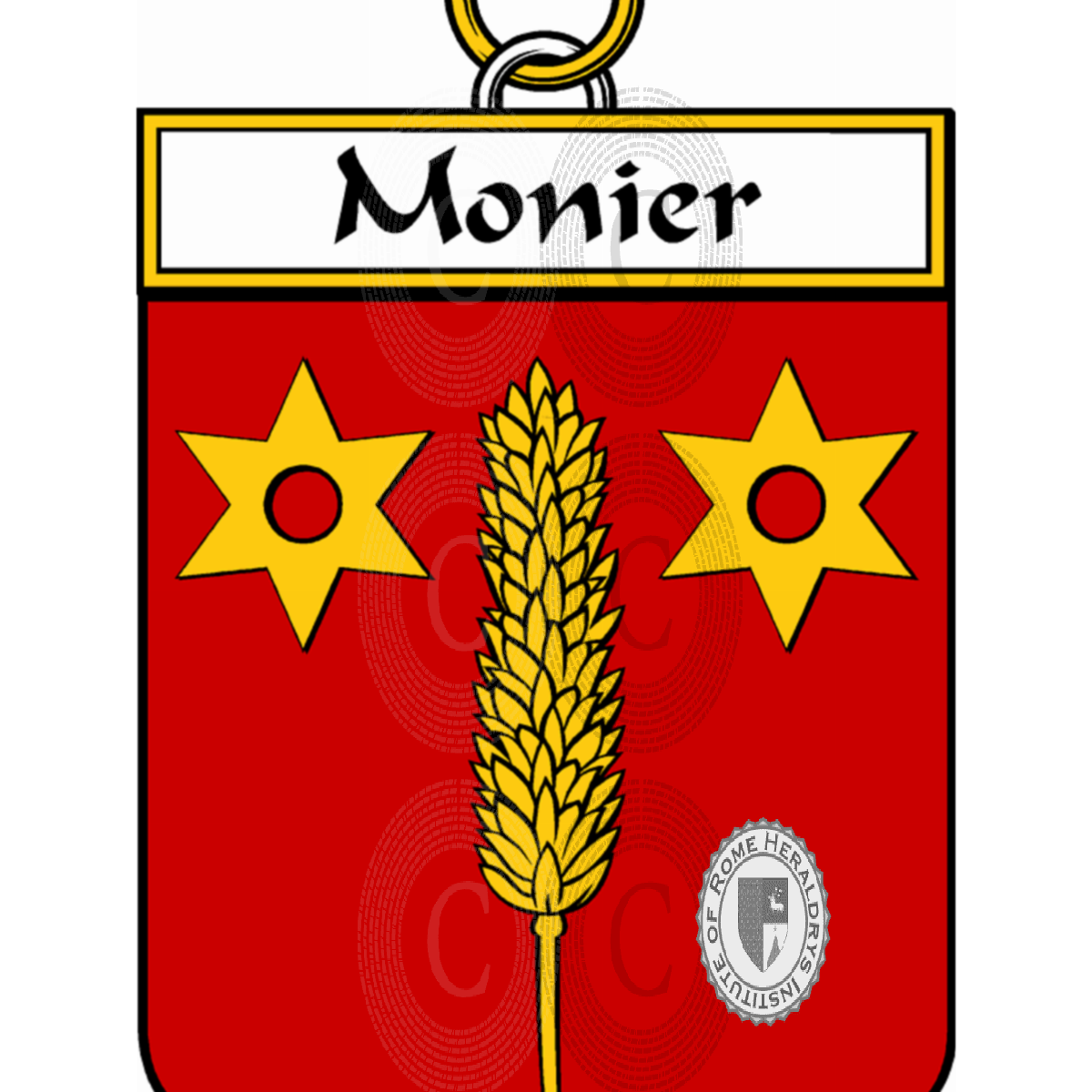 Escudo de la familiaMonier