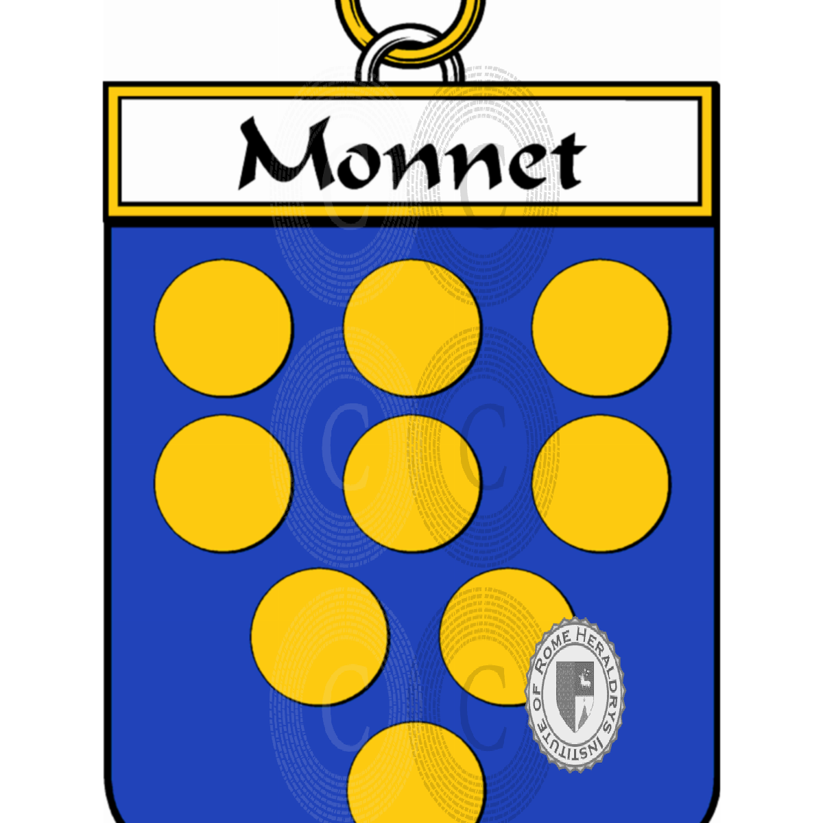 Coat of arms of familyMonnet