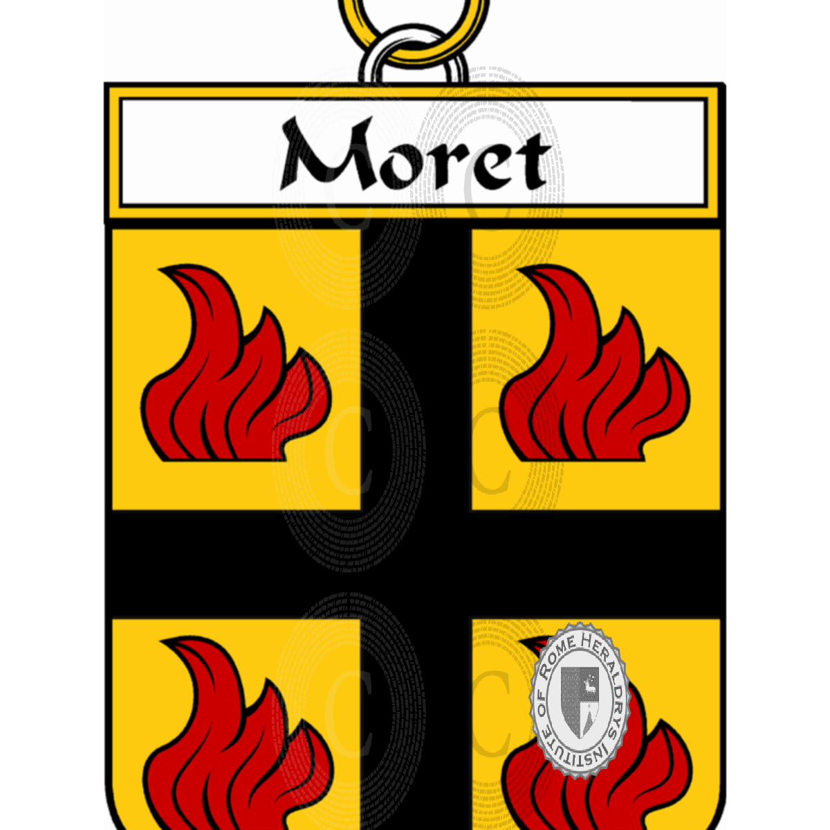 Escudo de la familiaMoret