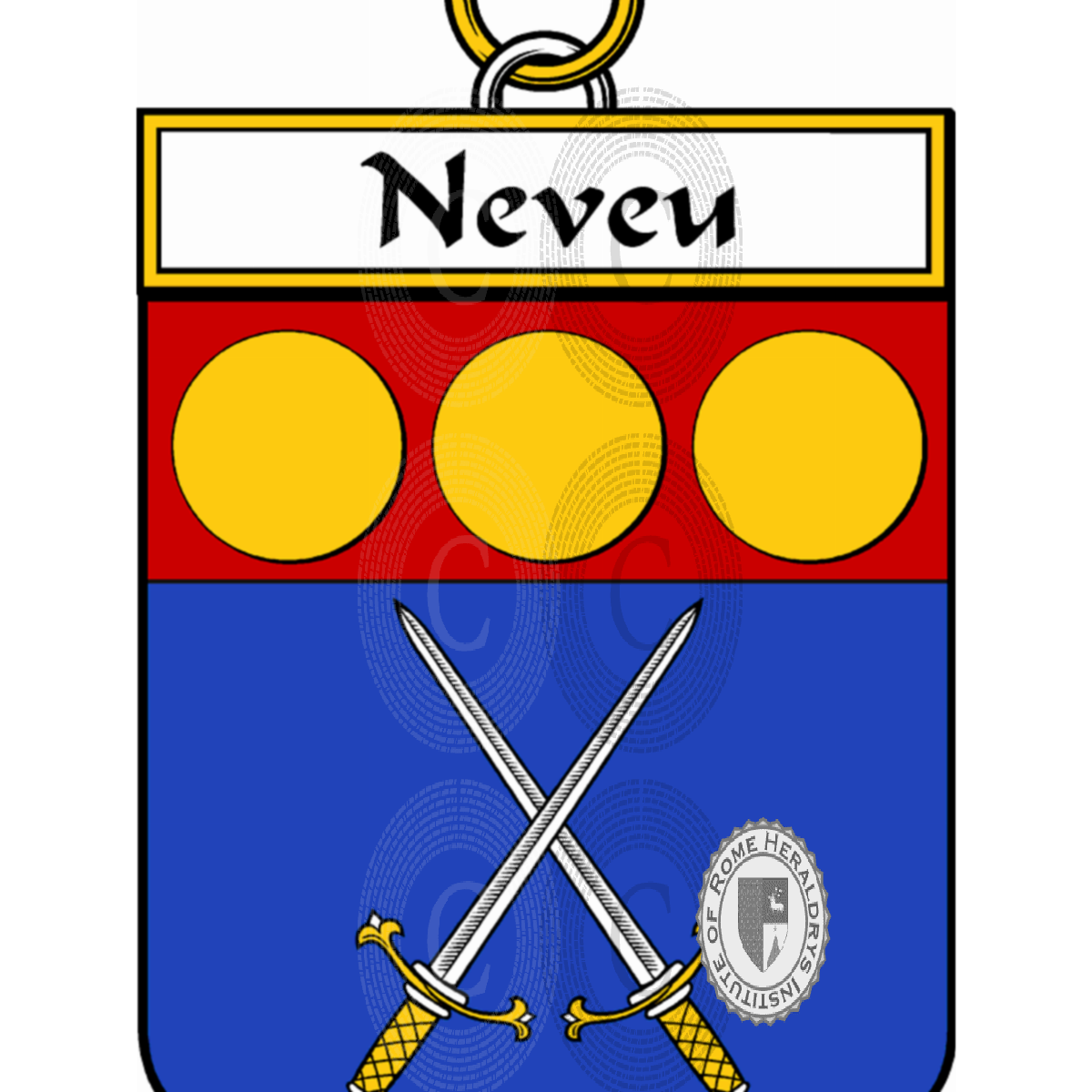 Escudo de la familiaNeveu