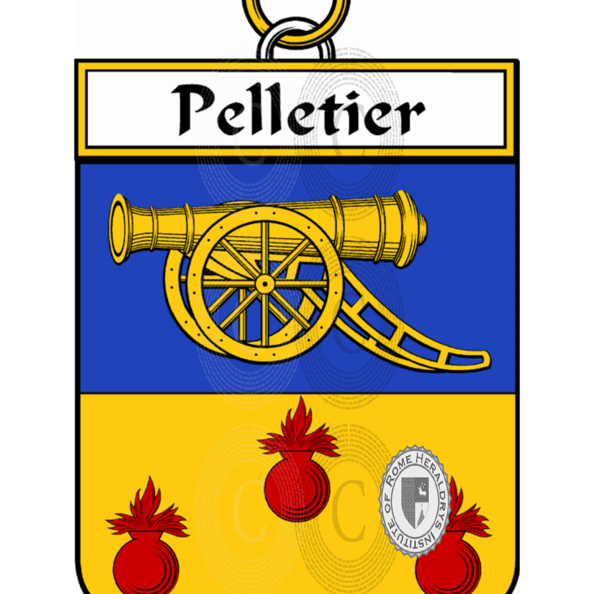 Escudo de la familiaPelletier