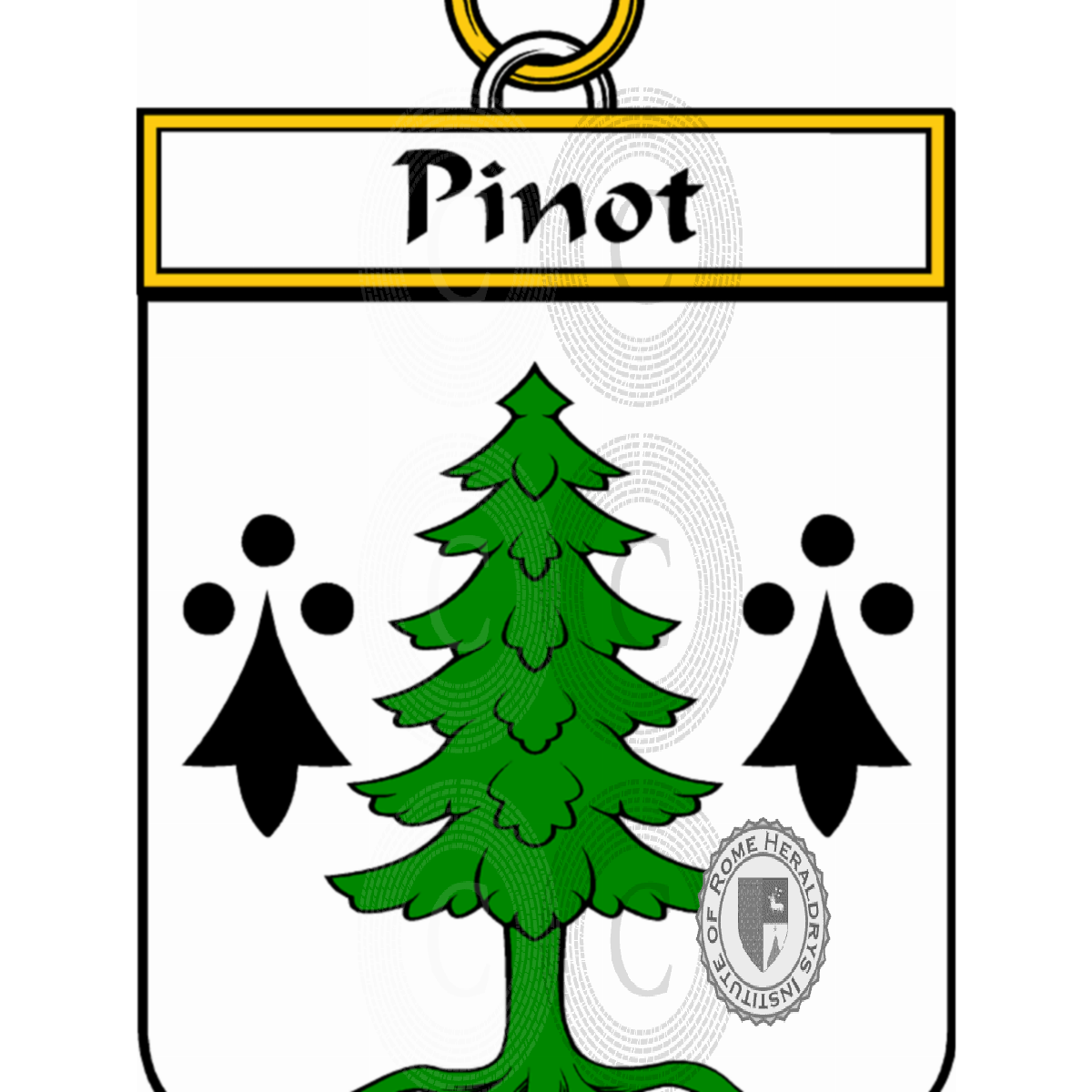Escudo de la familiaPinot