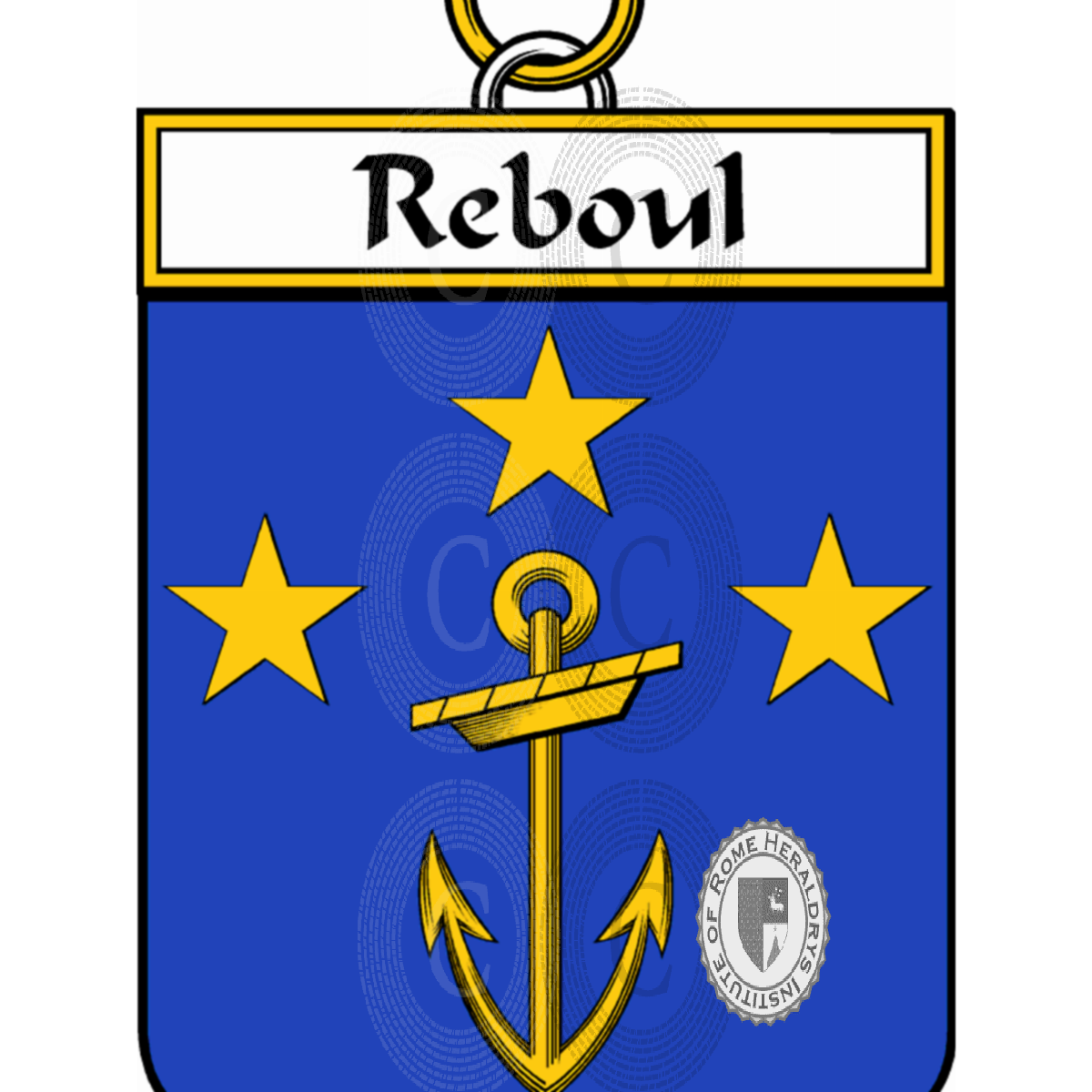 Escudo de la familiaReboul