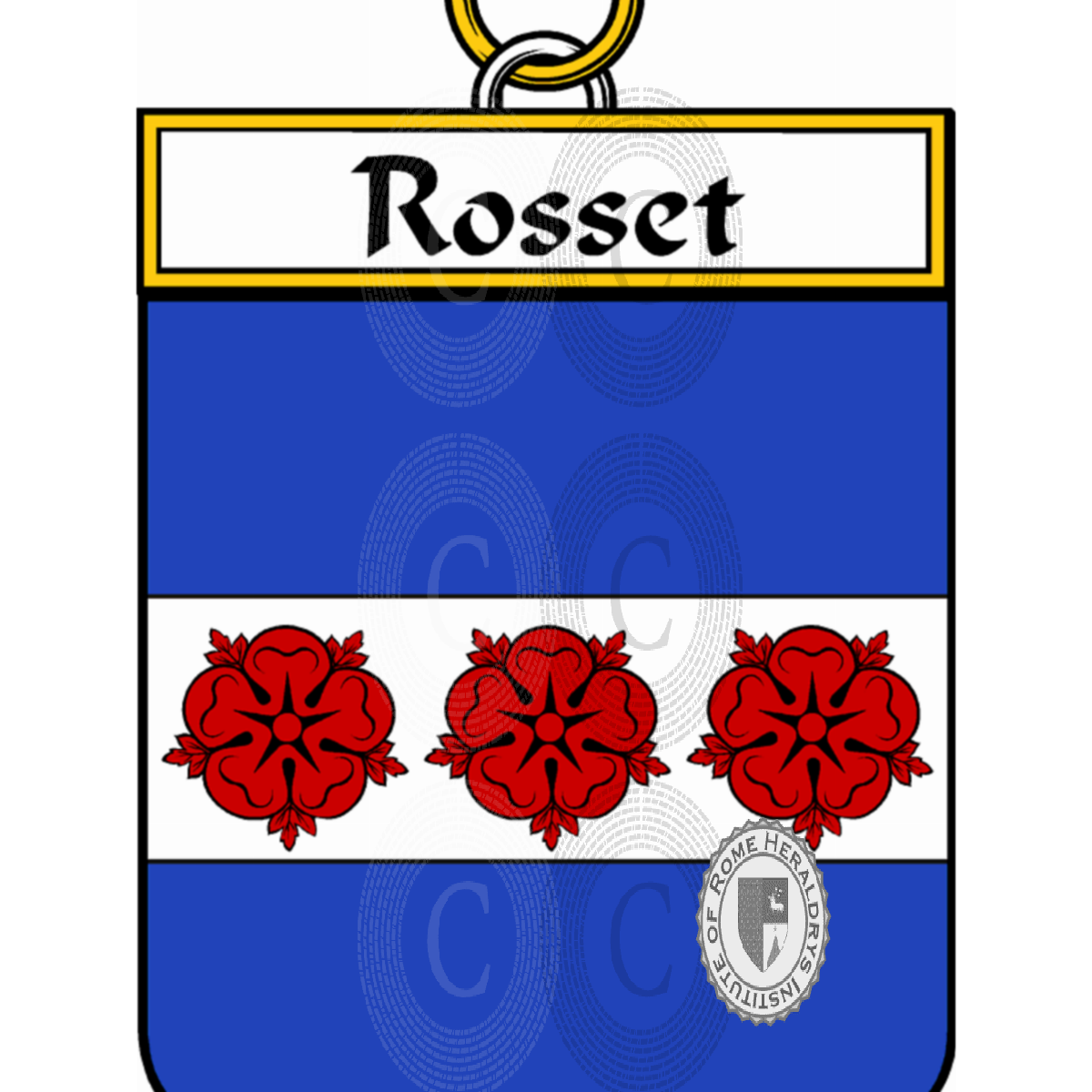 Escudo de la familiaRosset