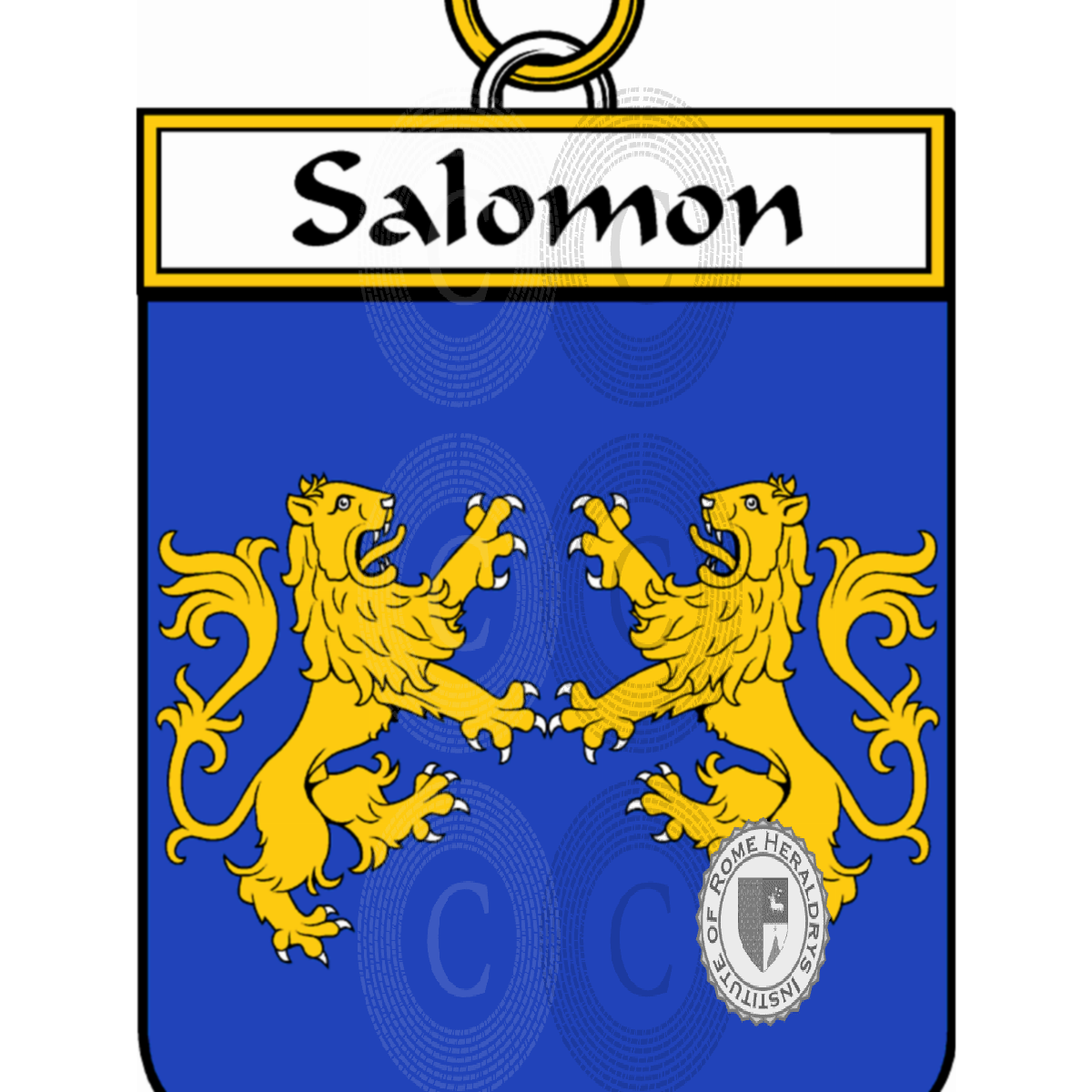 Brasão da famíliaSalomon de la Lande, Salomon de Beaufort,Salomon de la Lande