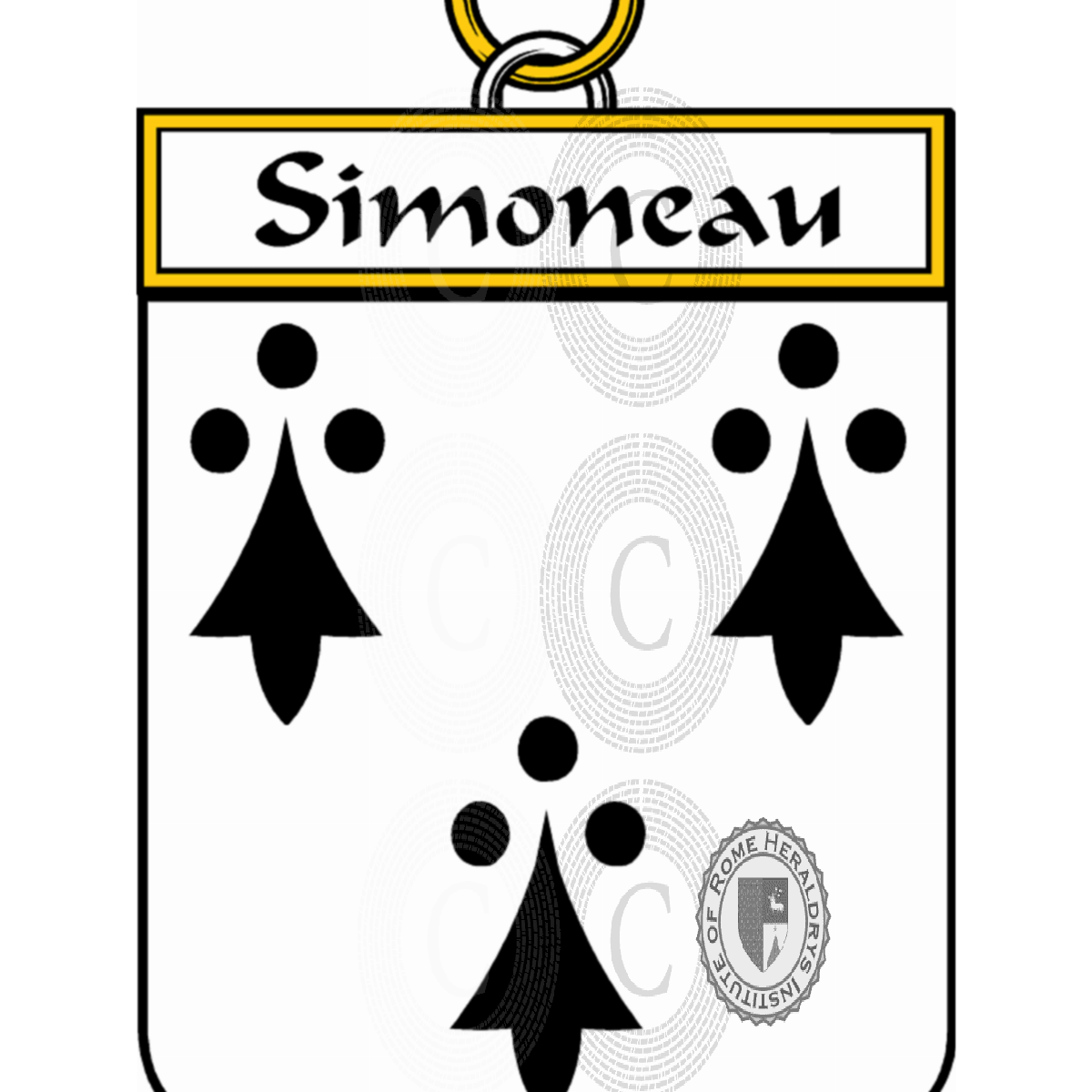 Wappen der FamilieSimoneau