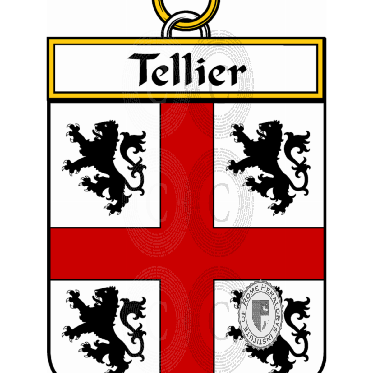 Wappen der FamilieTellier
