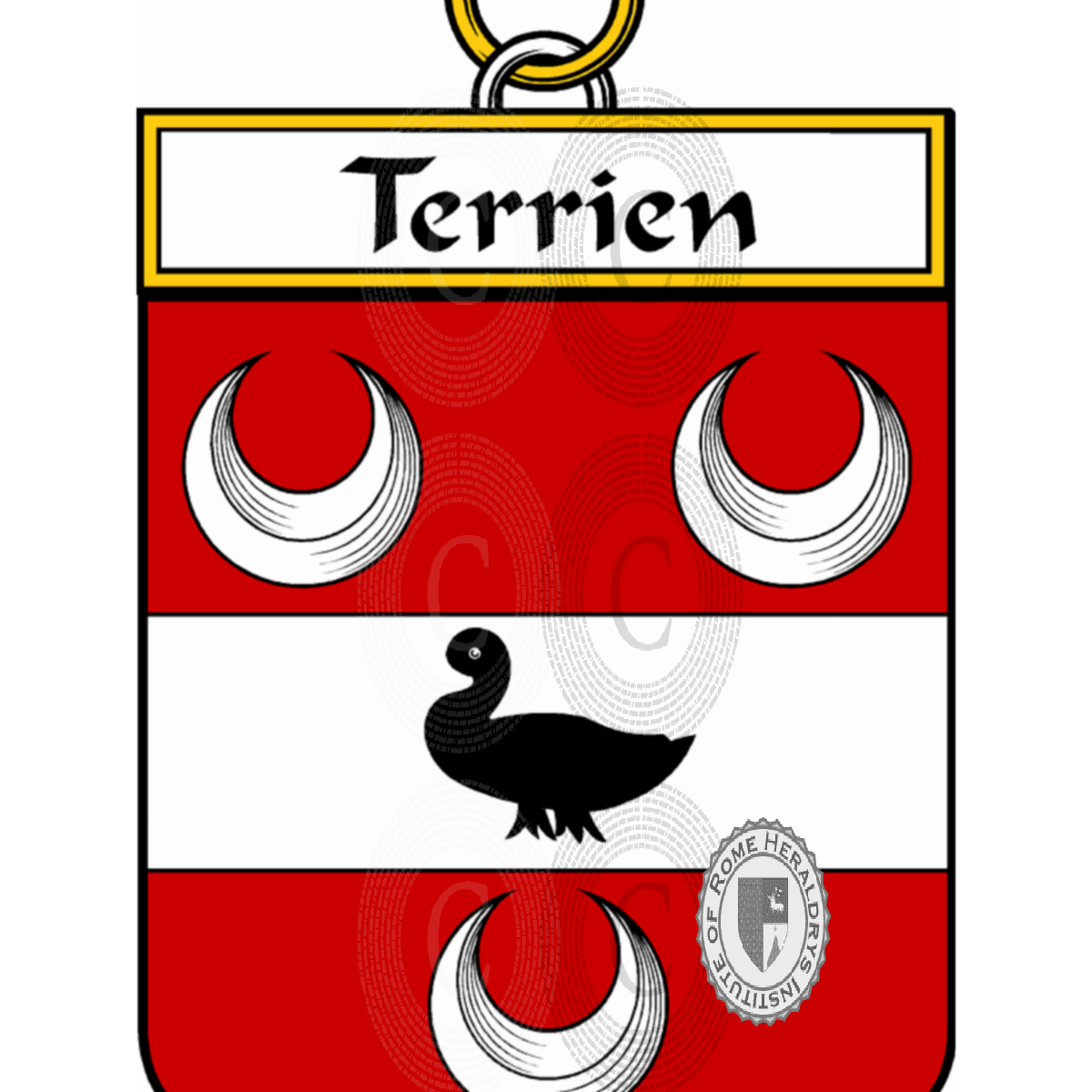 Coat of arms of familyTerrien