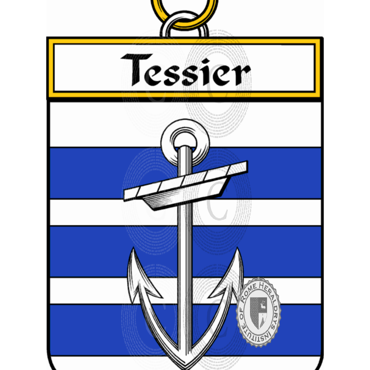 Coat of arms of familyTessier