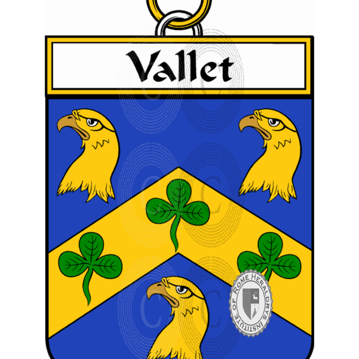 Escudo de la familiaVallet