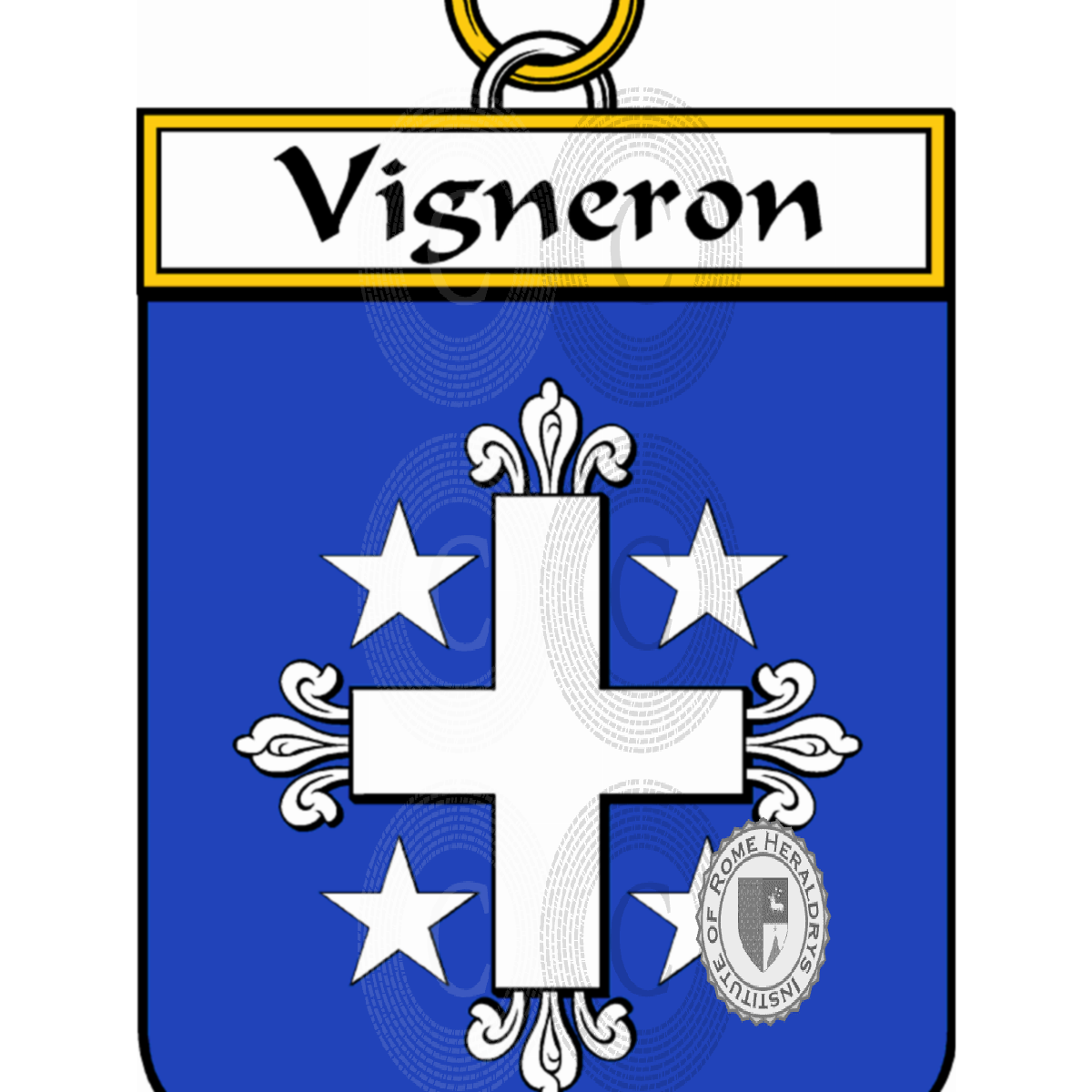 Escudo de la familiaVigneron