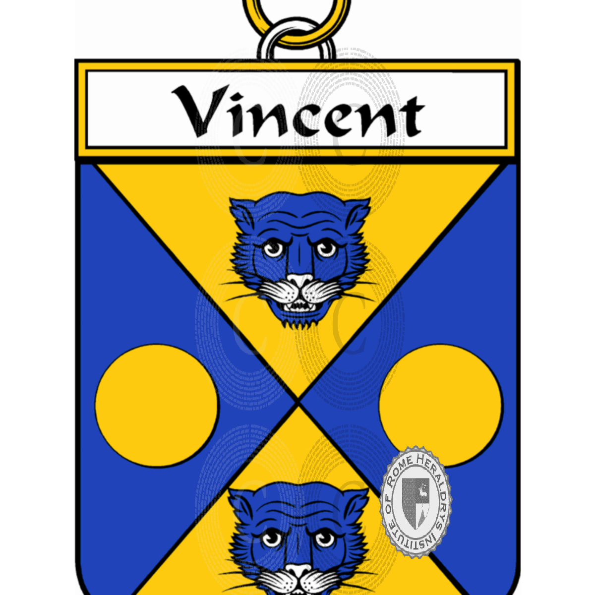 Coat of arms of familyVincent