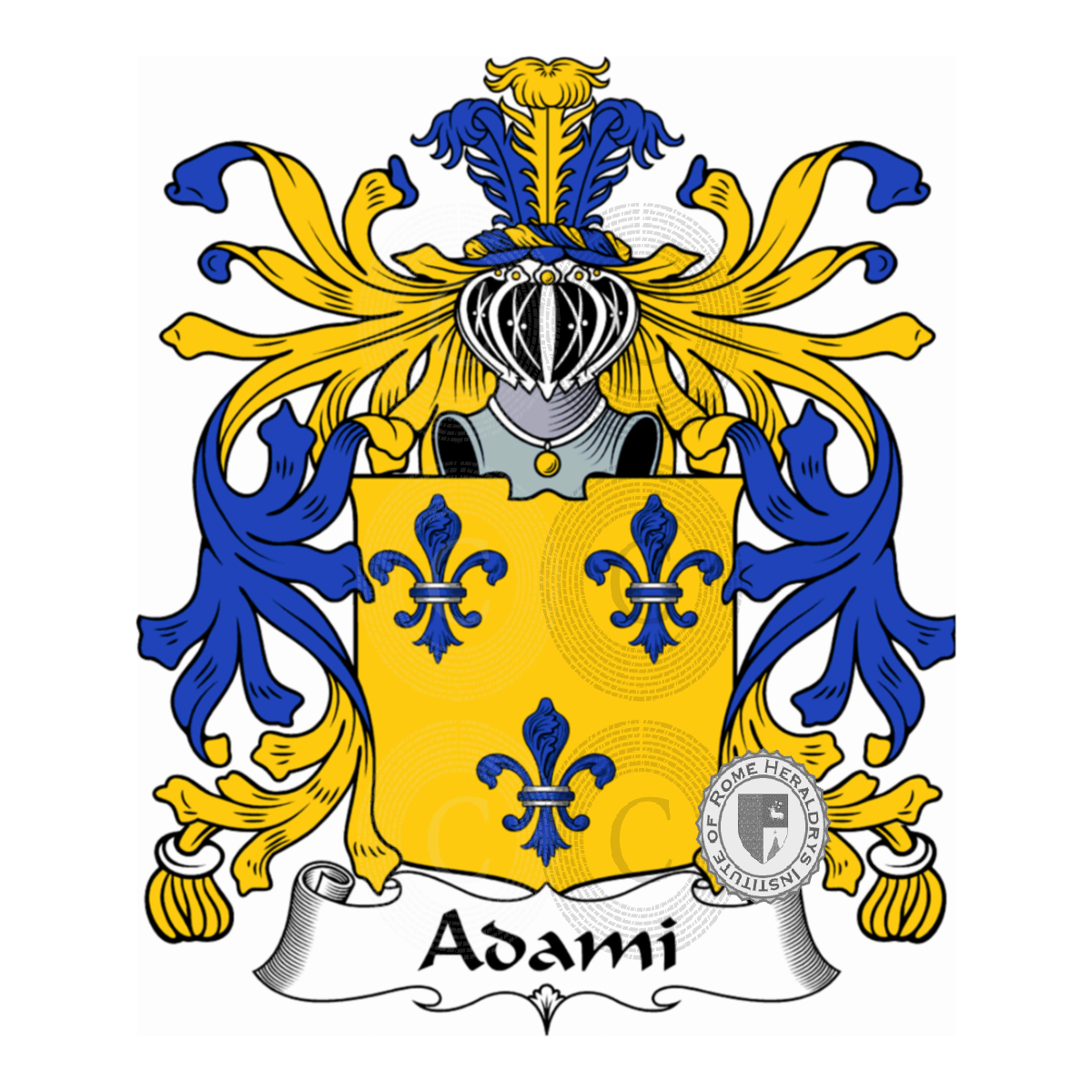 Wappen der FamilieAdami, Adamoli,Adamoni,Dami