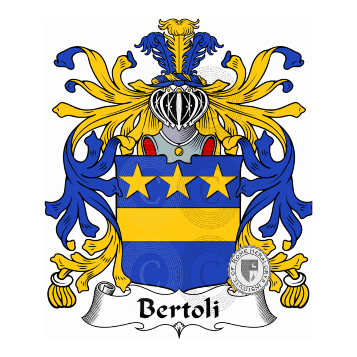 Wappen der FamilieBertoli