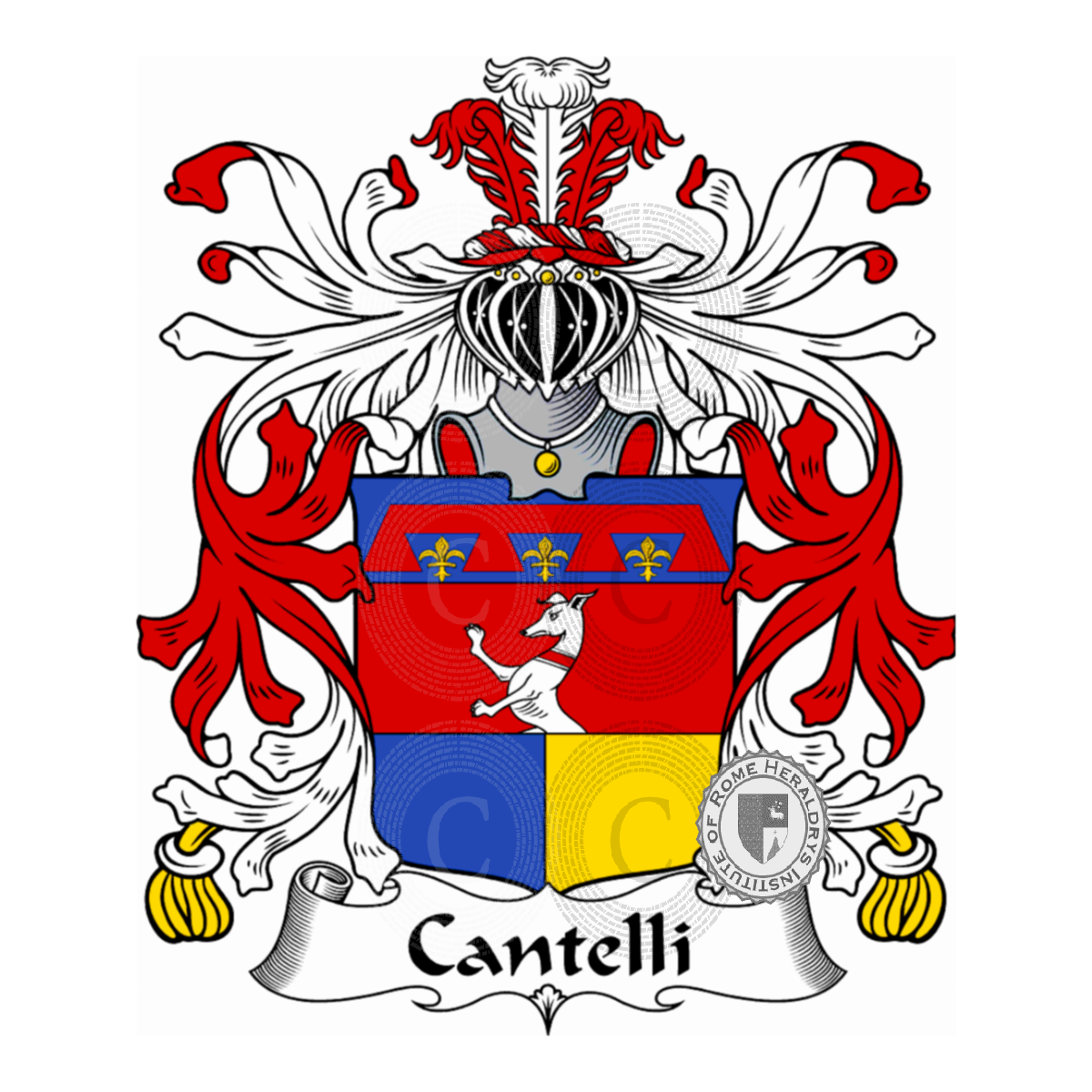 Coat of arms of familyCantelli, Cantello