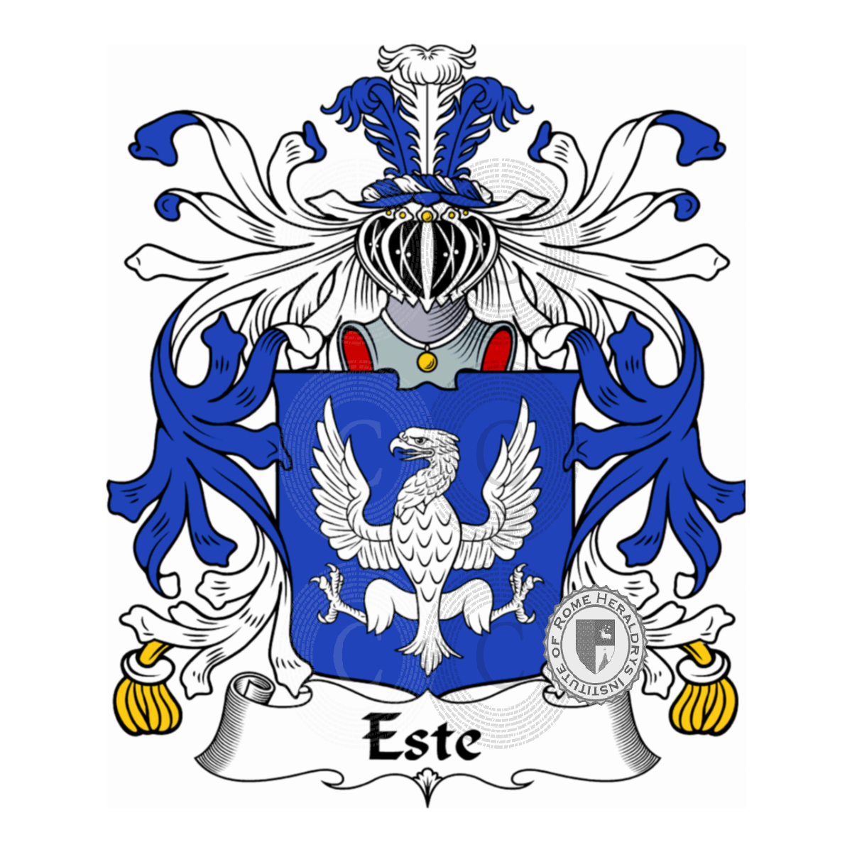 Wappen der FamilieEste, da Este,Estensi