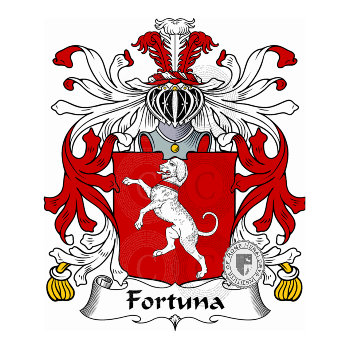 Coat of arms of familyFortuna, Cioni Fortuna,Fortuni