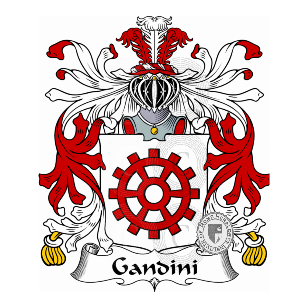 Escudo de la familiaGandini