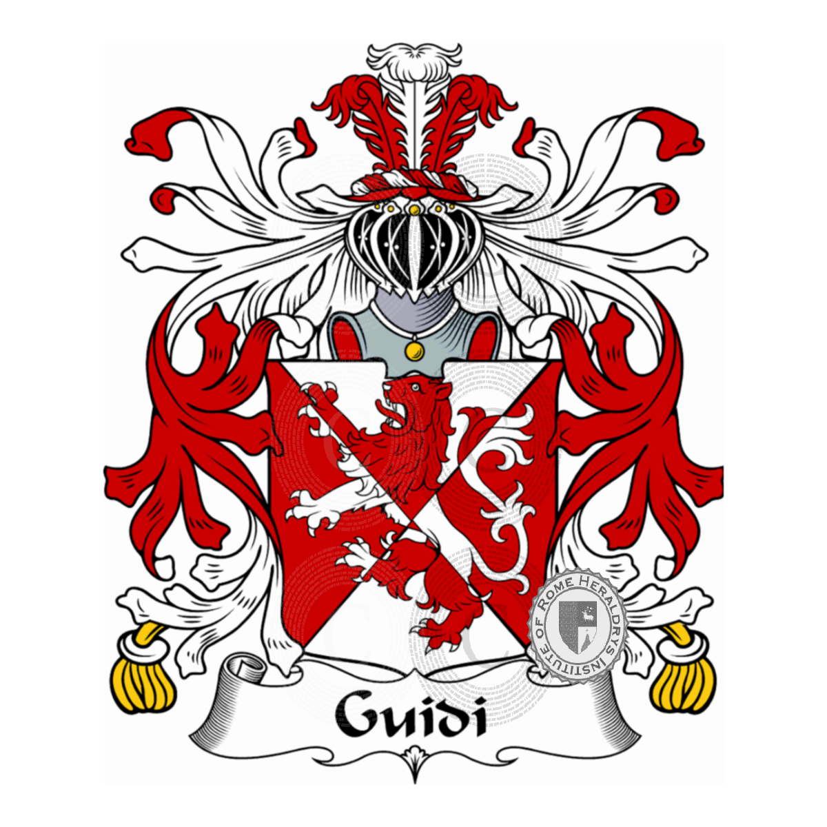 Coat of arms of familyGuidi, Guidi Cerreti,Guidi d'Anterigoli,Guidi da Pratovecchio,Guidi del Mugello,Guidi di Bagno,Guidi di Casavecchia,Magini,Segni Guidi
