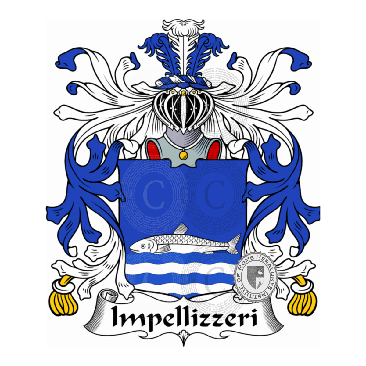 Coat of arms of familyImpellizzeri, Pellizzeri